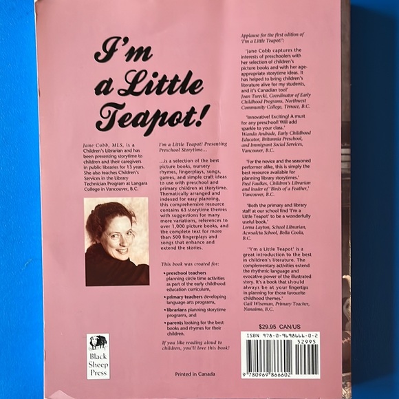 Book: I’m a Little Teapot! Presenting Preschool Storytime by Jane Cobb - Picture 2 of 6